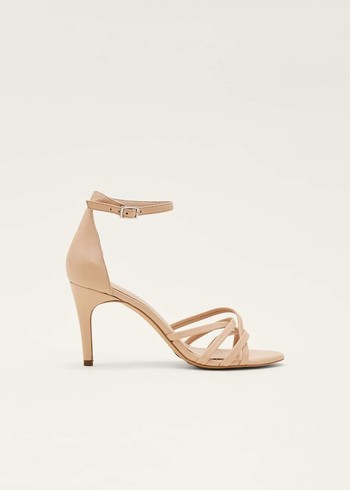 Phase Eight Barely There Heels Beige Canada | PDYLUV-346